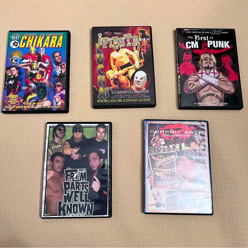 Indy Wrestling DVD Bundle - Lot of 6